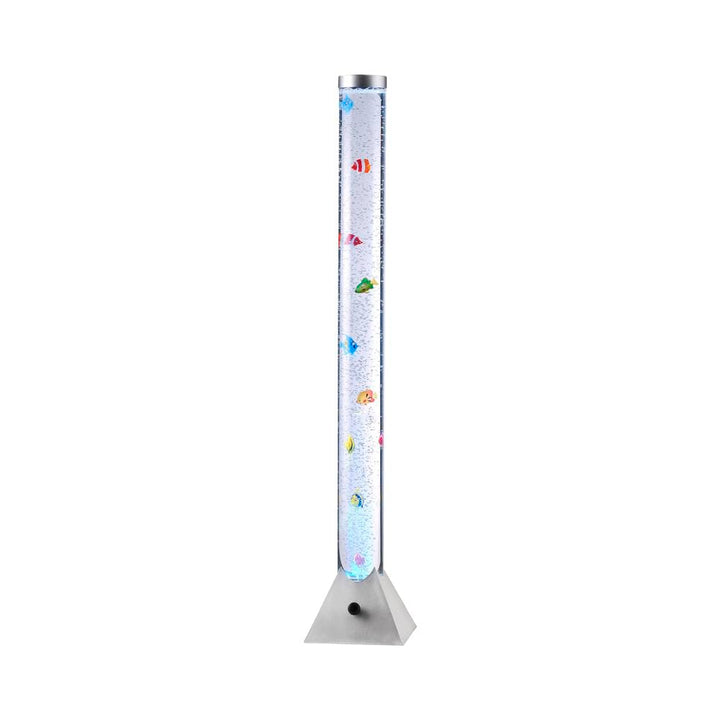 LED Wassersäule 120cm RGB-Farbwechsel mit Fischen Bubble Tube