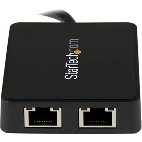 USB 3.0 Dual-Port Gigabit Ethernet Adapter mit USB-Passthrough - Bild 2