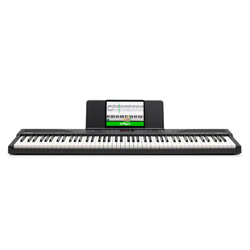 Keyboard Piano 88 Tasten mit Lautsprechern, 480 Sounds, Bundle - Bild 8
