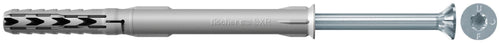 Langschaftdübel Nylon 8x120mm mit Senkkopfschraube TX30, 50 Stück