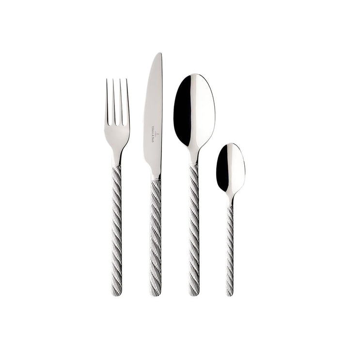 Tafelbesteck-Set 24-teilig Edelstahl für 6 Personen spülmaschinenfest