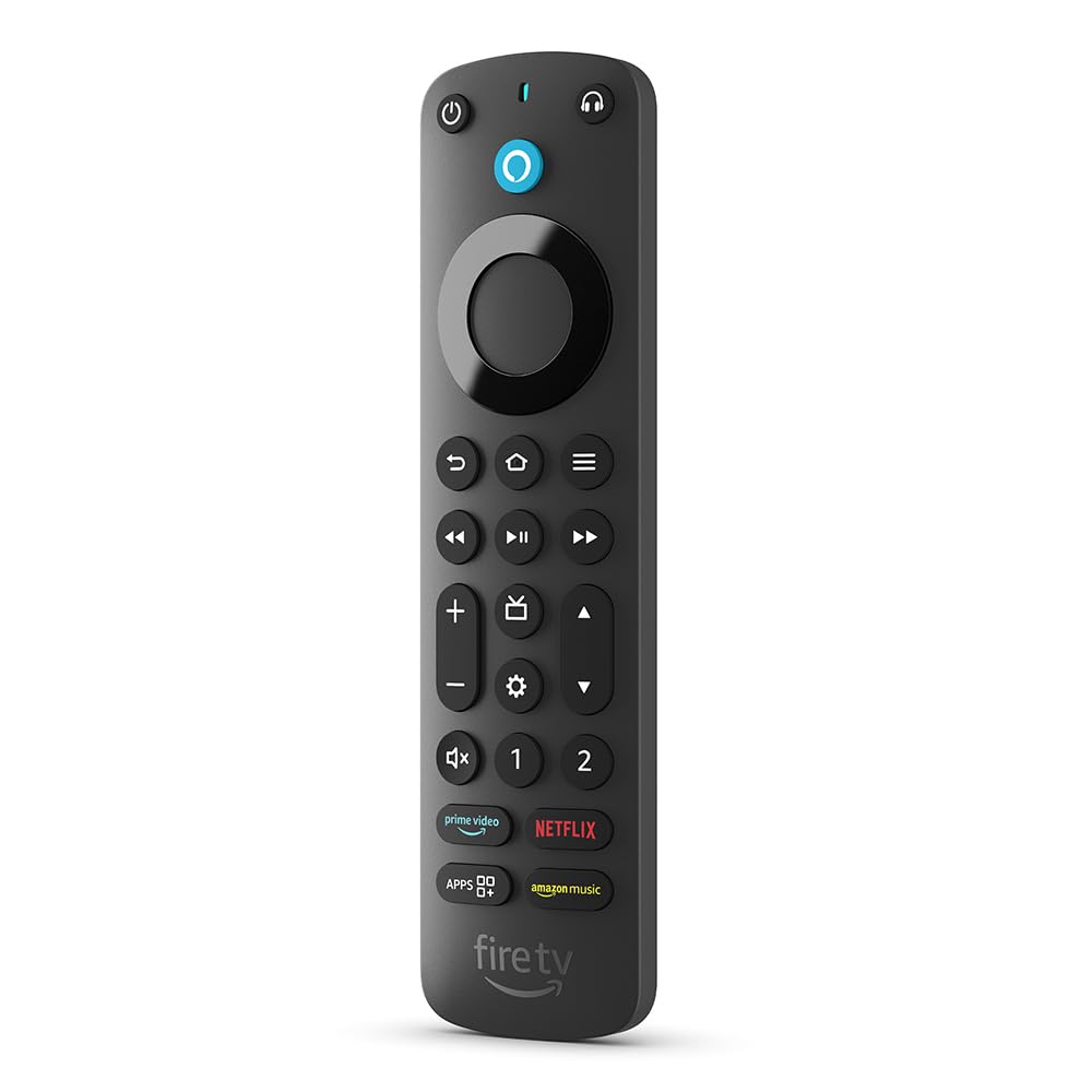 Fire TV Sprachfernbedienung mit Hintergrundbeleuchtung und Remote Finder