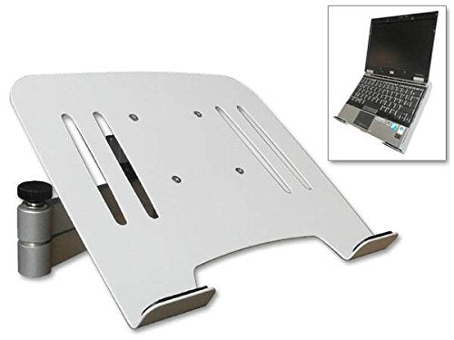 Wandhalterung Laptop Tablet schwenkbar 180° VESA 75x75 Silber-Weiss - Bild 4