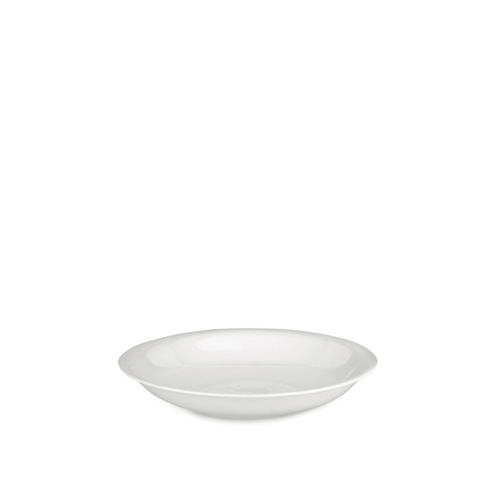 Suppenteller Bone China 22 cm 4er-Set Weiss