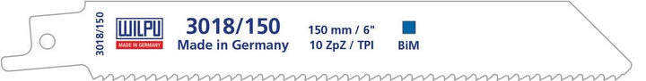 Säbelsägeblatt Metall Bi-Metall 150mm Z10 100 Stück