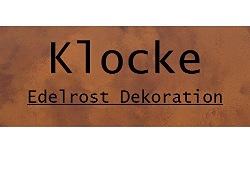 Edelrost Dekofigur Fuchs auf Platte 100x45 cm Gartendeko Stahl - Bild 2