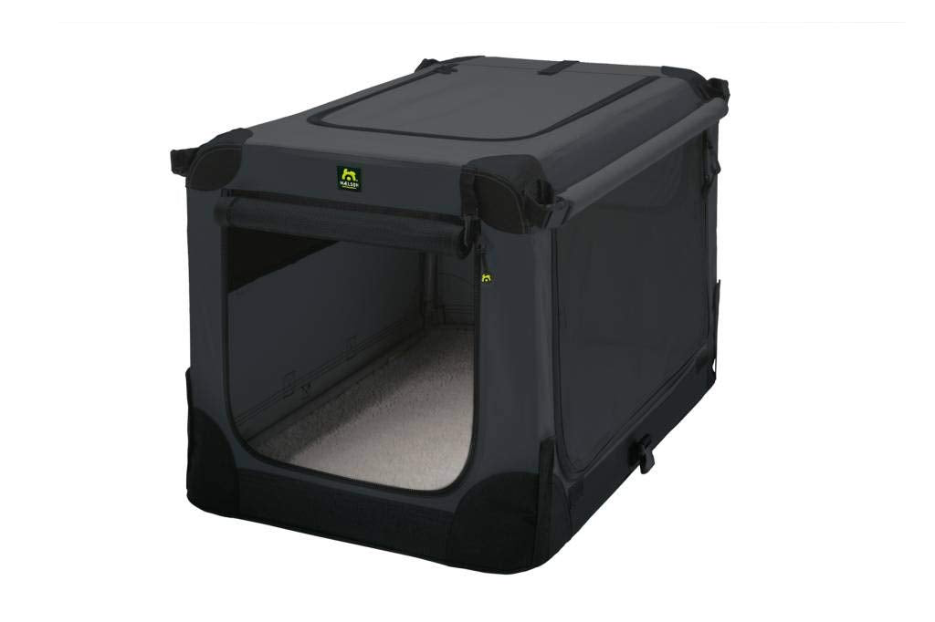 Faltbare Hundebox Nylon 600D anthrazit 72x51x51 cm für Auto - Bild 4