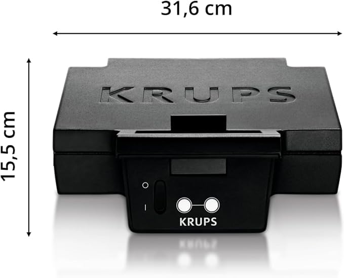 Sandwichmaker 850W XL-Platten Antihaft Dreiecksform schwarz - Bild 8