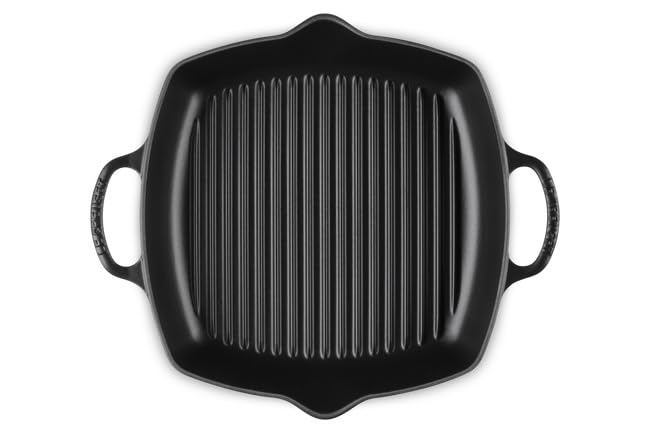 Grillpfanne Gusseisen quadratisch 30 cm mit Hilfsgriff, Induktion - Bild 4