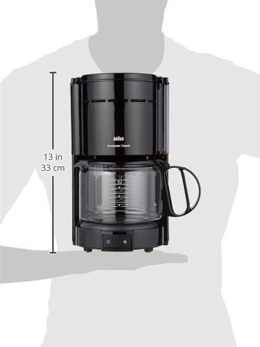 Filterkaffeemaschine 10 Tassen mit Glaskanne und Tropfstopp, Schwarz - Bild 6
