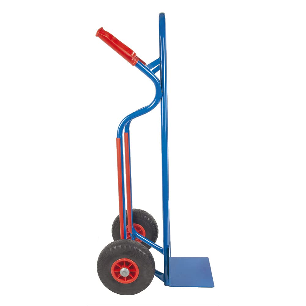 Sackkarre Stahl 250 kg mit Vollgummireifen und Treppenrutschkufen - Bild 3