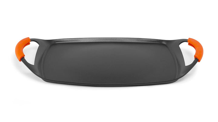 Grillplatte Aluminiumguss Antihaft 38x28.5 cm für alle Herdarten - Bild 3