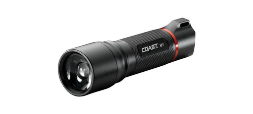 LED Taschenlampe fokussierbar 730 Lumen 3 Helligkeitsstufen Schwarz