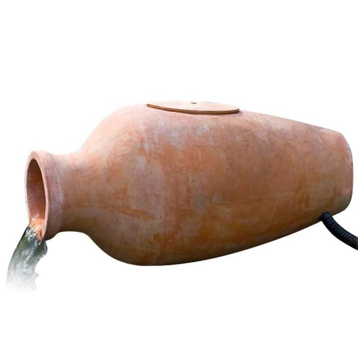 Terrassenbrunnen Filterset Terrakotta Amphore 900 l/h für Teiche