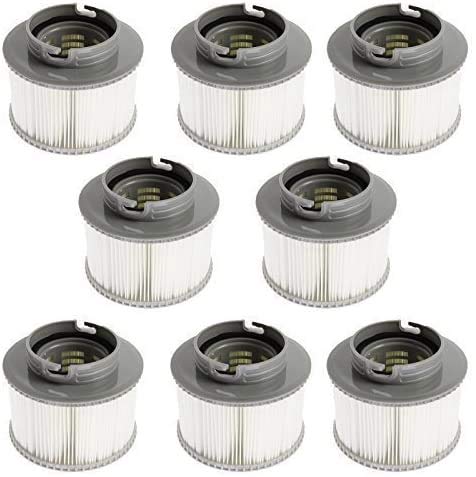 Filterkartusche für Whirlpool 8er-Set Ø11.5cm für MSPA Modelle