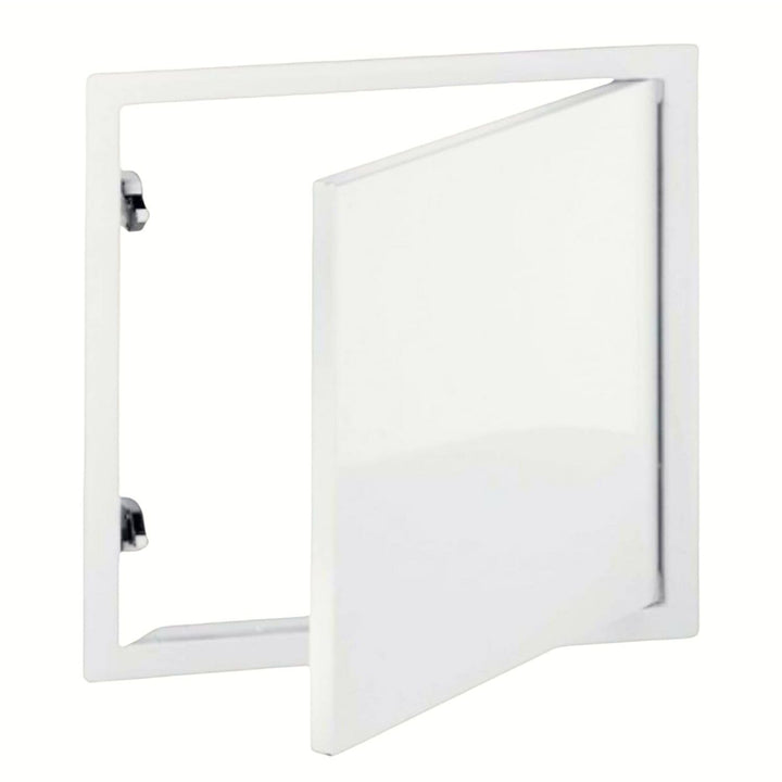 Revisionsklappe Stahl weiss lackiert 300x300 mm für Decke und Wand