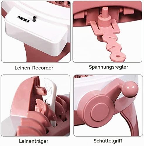 Rundstrickmaschine 48 Nadeln mit Reihenzähler für Mützen und Schals - Bild 3