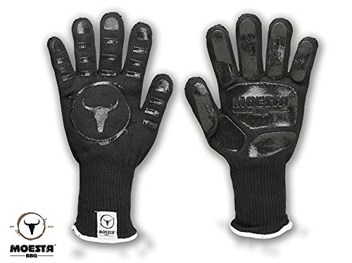 Grillhandschuhe Silikon Grösse L/XL hitzebeständig für Grill &amp; Küche - Bild 5