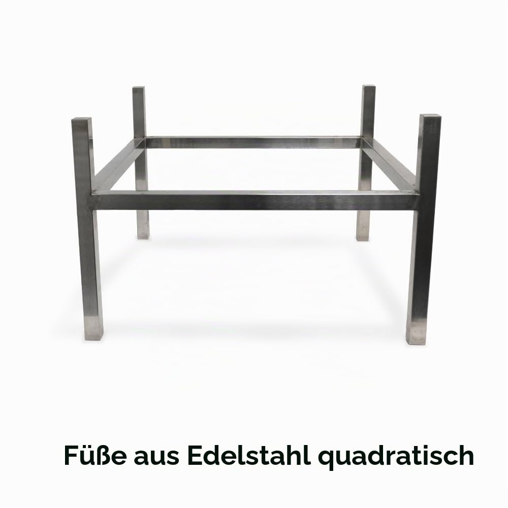Feuerschale Cortenstahl Ø 60 cm mit Ringfuss für Garten - Bild 8