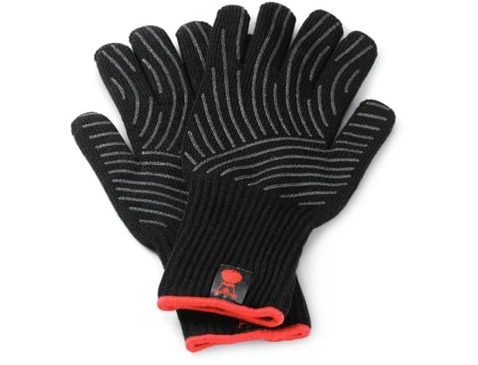 Grillhandschuhe Kevlar Grösse S/M mit Silikonnoppen hitzebeständig - Bild 4