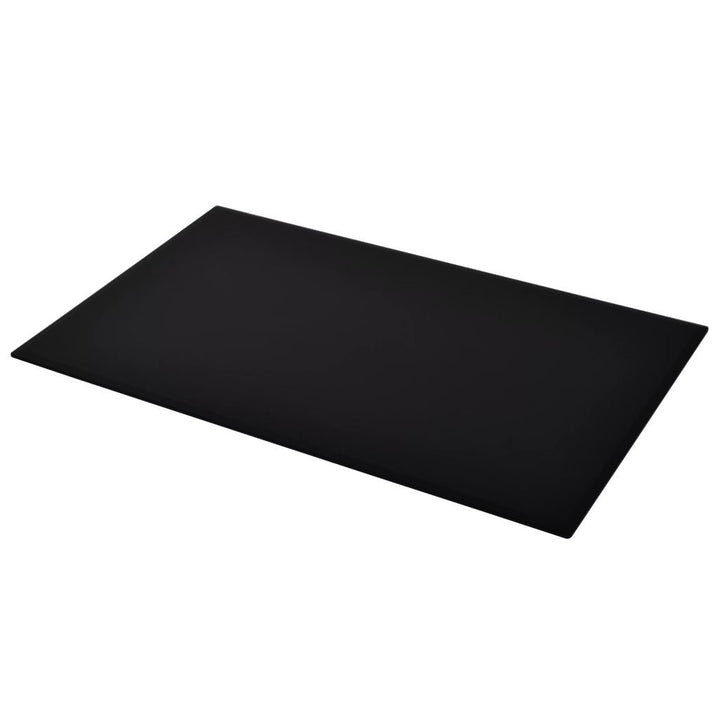 Tischplatte Glas Schwarz Gehärtet Rechteckig 120 x 65 cm