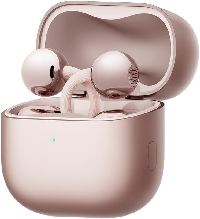 Open-Ear Bluetooth Kopfhörer 5,1 g Clip-On IP57 38 Std. Akku Rosé Gold - Bild 7