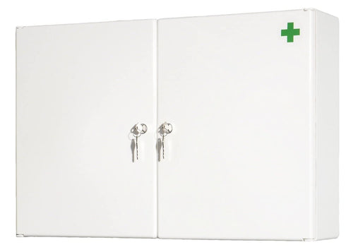 Medizinschrank abschliessbar Kunststoff 63x42cm mit 6 Fächern