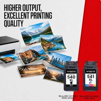Druckerpatronen Set XL kompatibel Canon PG-540XL CL-541XL 2er-Set - Bild 2