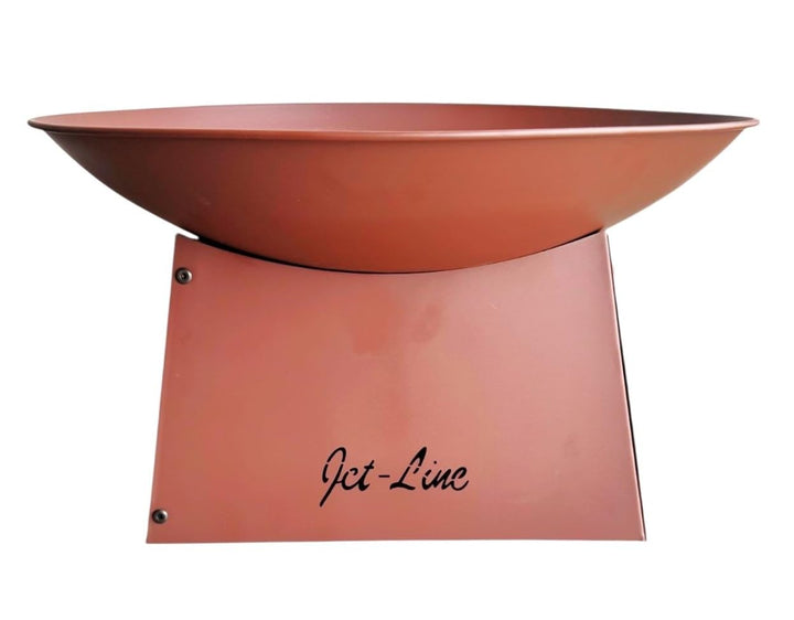 Feuerschale Rostoptik Metall Ø 58 cm für Garten und Terrasse