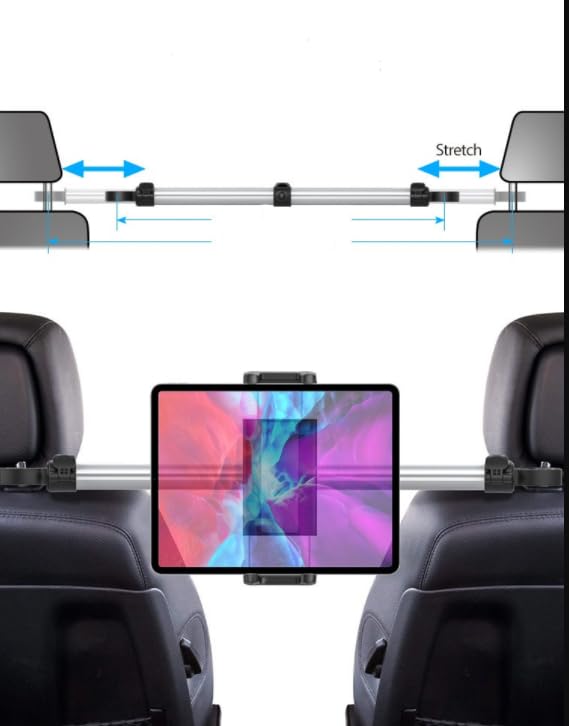 Tablet-Halterung Auto Kopfstütze 4–13 Zoll 360° drehbar Rücksitz - Bild 10