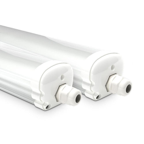 LED Feuchtraumleuchte 150cm IP65 48W 5760lm Neutralweiss 2er-Pack