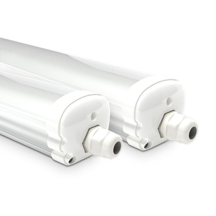 LED Feuchtraumleuchte 150cm IP65 48W 5760lm Neutralweiss 2er-Pack
