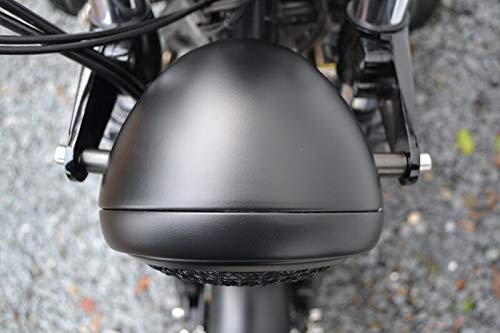 Motorrad-Scheinwerfer 6 Zoll Stahl mit Netzgrill H4 55W Cafe Racer - Bild 9