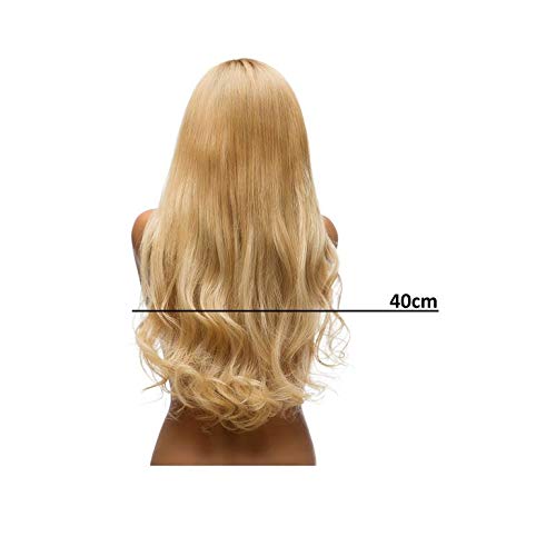 Microring Extensions Echthaar glatt 50 Strähnen 40cm dunkelblond-gold - Bild 8