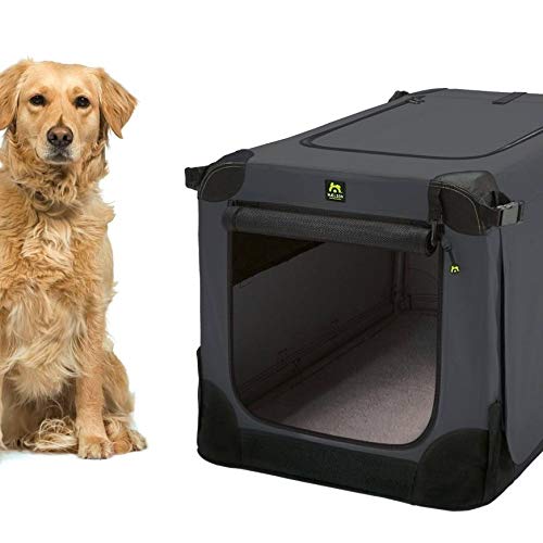Faltbare Hundebox Nylon 600D anthrazit 72x51x51 cm für Auto - Bild 2