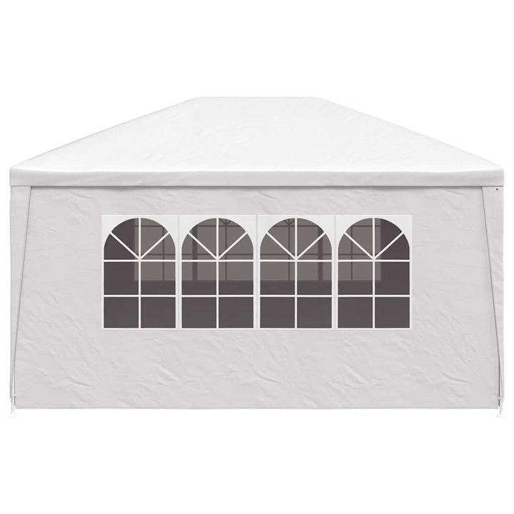 Partyzelt 3x4 m Stahl Polyethylen-Dach wetterfest Weiss - Bild 9