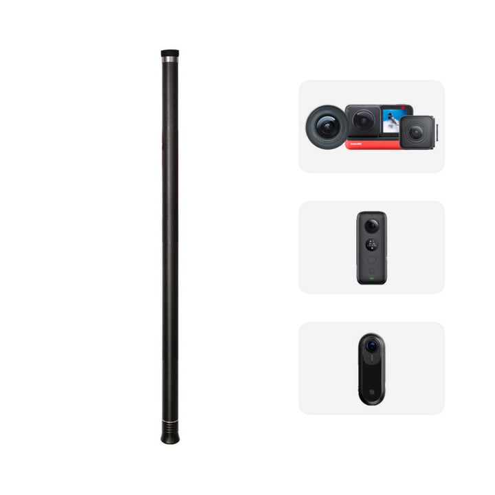 Selfie-Stick Verlängerung 3m Aluminium/Kohlefaser für 360°-Kamera - Bild 2