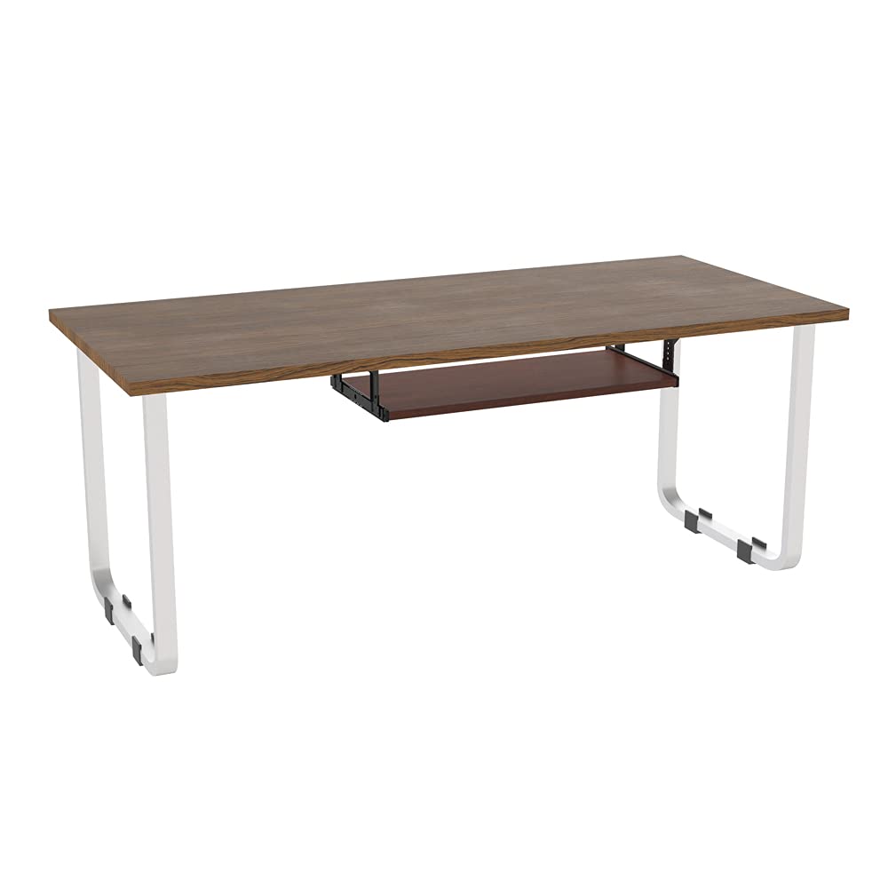 Tastaturablage Holz 76 cm höhenverstellbar 4 Stufen für Schreibtisch - Bild 5