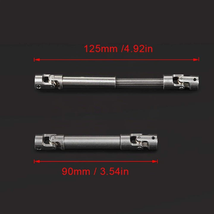 RC Antriebswelle Edelstahl 90–125 mm für 1/10 Crawler, 2 Stück - Bild 6