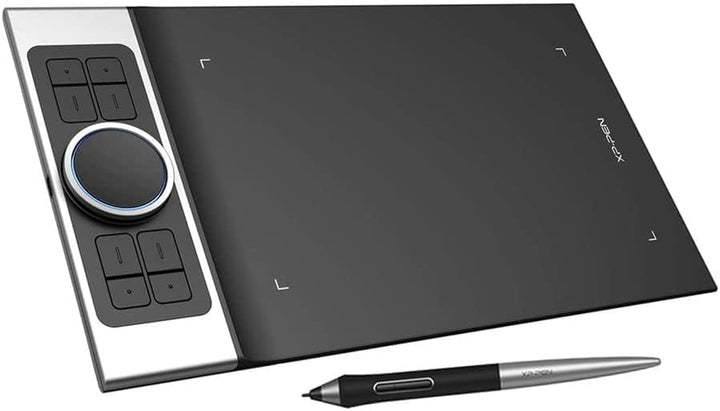 Grafiktablett 11x6 Zoll mit Touchpad 8192 Druckstufen 60° Neigung