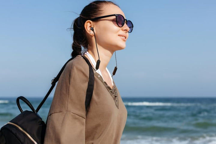 In-Ear Bluetooth Kopfhörer kabellos 25h Akku wasserresistent Schwarz - Bild 2