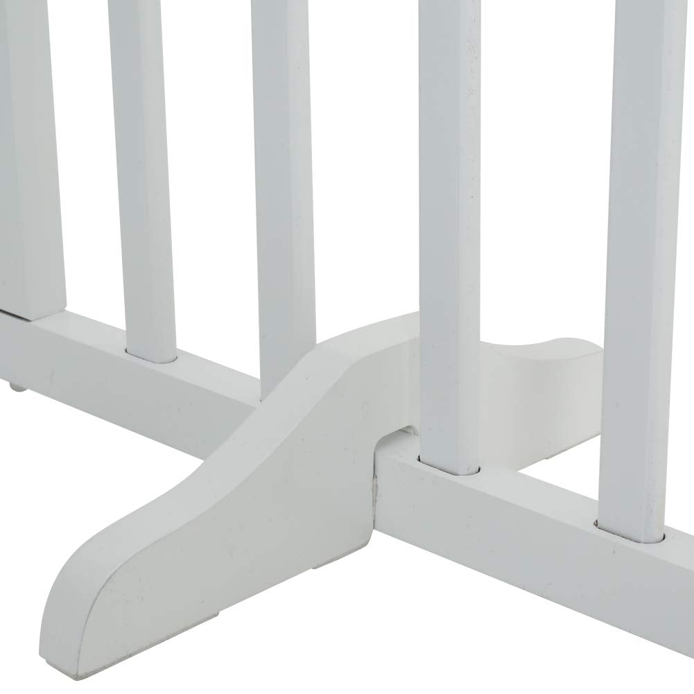 Absperrgitter Holz klappbar ohne Bohren für Hunde &amp; Kinder, H60cm - Bild 7