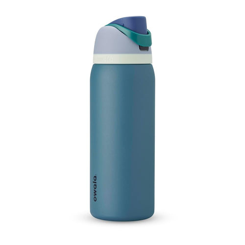 Trinkflasche Edelstahl doppelwandig 945ml FreeSip 2-in-1 Strohhalm
