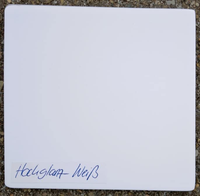 Blumenkübel Fiberglas quadratisch 30x30x30cm Hochglanz Weiss - Bild 6