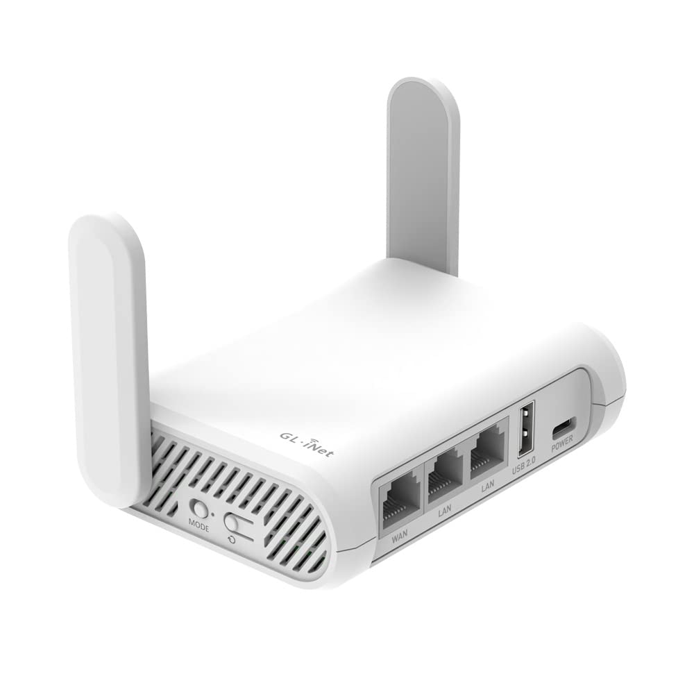 Reise-Router AC1200 Dual-Band VPN WiFi 3x Gigabit-Port 145g