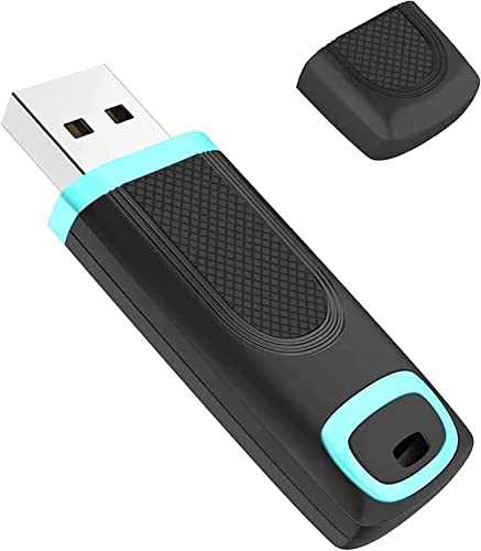 USB-Stick 256GB USB 3.0 mit LED-Anzeige, Schutzkappe und Lanyard