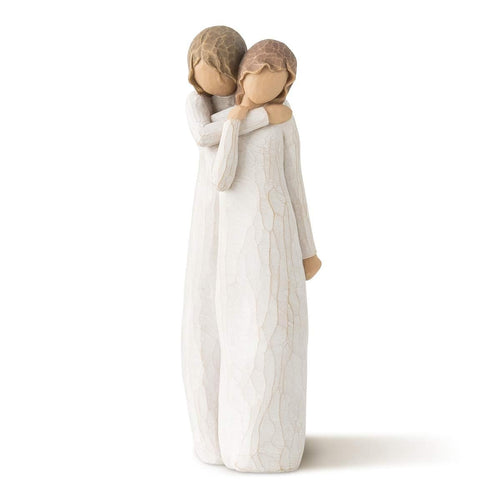 Dekofigur Kunstharz handbemalt Holzoptik 23 cm Geschenkidee