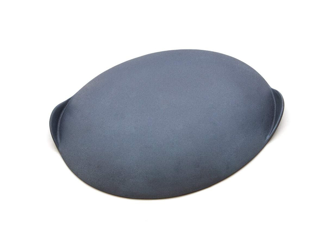 Grill-Pfanne Gusseisen oval 27 cm für Induktion, Gas &amp; Backofen - Bild 3
