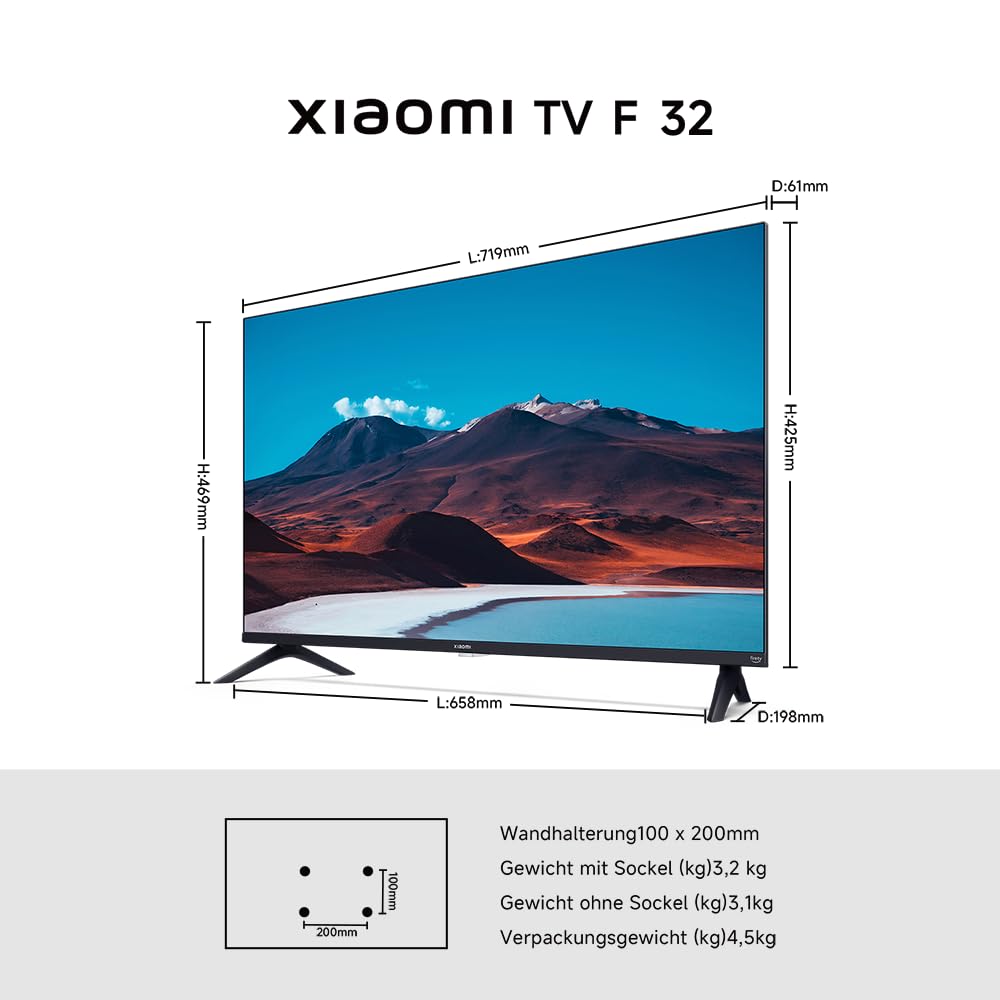 Smart TV 32 Zoll HD Fire OS Dolby Audio Triple Tuner