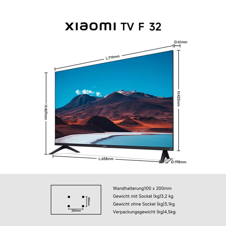 Smart TV 32 Zoll HD Fire OS Dolby Audio Triple Tuner